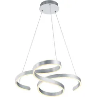 Trio LED Pendelleuchte Francis Aluminium gebürstet 1500 mm x 720 mm x 680 mm