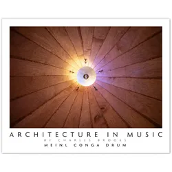 Architecture in Music "Meinl Conga-Trommel" 50 x 40 cm