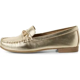 Marco Tozzi Damen Mokassins aus Leder Elegant, Gold (Gold), 38 EU - 38 EU