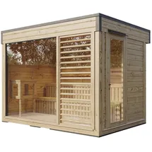 Wolff Finnhaus Saunahaus Sirja 3323 naturbelassen 329 x 229 cm Ohne Ofen