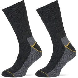 STAPP Thermosocken Herren Gelb 2er-Pack Anthrazit Melange 43/46