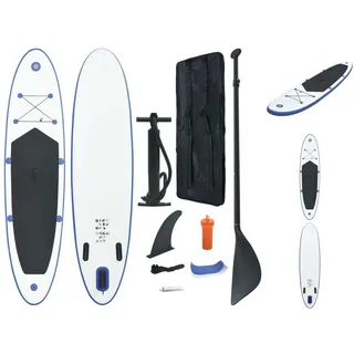 vidaXL Stand Up Paddle Board 330 x 72 x 10 cm blau/weiß