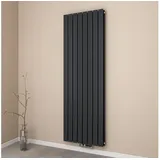 EMKE Heizkörper 180x62cm, 2227W Anthrazit Badheizkörper Vertikal Doppellagig Paneelheizkörper