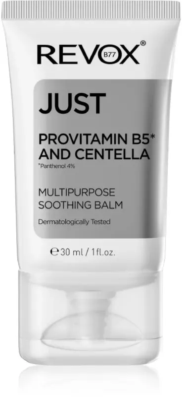 Revox B77 JUST Provitamin B5 and Centella feuchtigkeitsspendender Balsam zur Beruhigung der Haut 30 ml