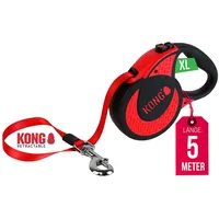 Kong Ultimate Einziehbare Leine Rot XL bis 70kg Gurt-Länge