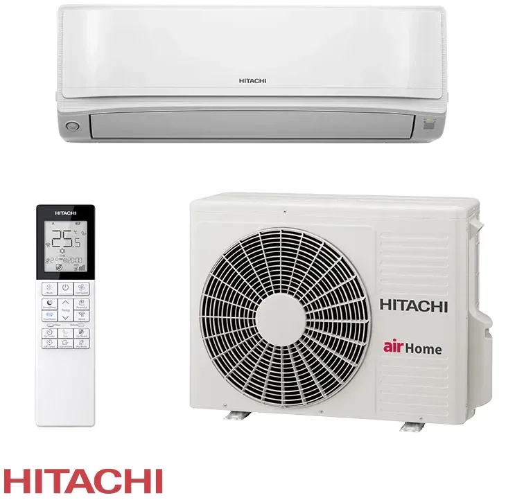 Hitachi AirHome 600 Inverter-Klimaanlage RAK-VJ50RHAE + RAC-VJ50WHAE 18.000 BTU, WLAN, A++/A++, R32, bis 37 m2