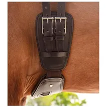 Waldhausen Lederkurzgurt Elastik 80 cm Braun