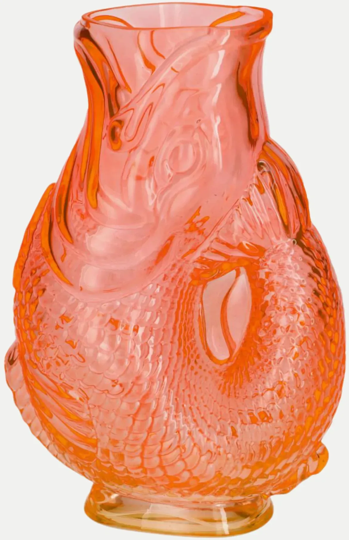 Fischvase Jacquard S Orange