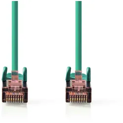 Nedis CAT6-Netzwerkkabel - RJ45 Stecker - RJ45 Stecker - S/FTP - 5.00 m - Rund - LSZH - Grün - Label