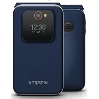 emporiaJOY 2G, Seniorenhandy 2G, Klapphandy ohne Vertrag, Mobiltelefon mit Notruftaste, 2,8-Zoll-Display, Blau