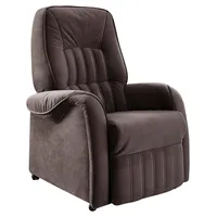 HIMOLLA Fernsehsessel FRED Polyester 78 x 107 x 93 cm Braun elektrisch mit Aufstehhilfe
