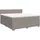 vidaXL Boxspringbett 180 x 200 cm Taupe