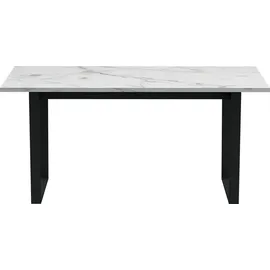 VCM ebuy24 Amble Esstisch Weiß Marmor Print