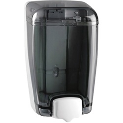 Jofel AZUR Seifenspender 900 ml rauchglas-transparent/weiß Kunststoff