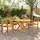 vidaXL Gartenstuhl 59 x 55 x 85 cm braun 4 St.