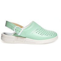 Abeba Berufsschuhe the Original Clog mint/ weiß 35