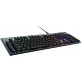 Logitech G915 X, schwarz, LEDs RGB, GL TACTILE, USB, FR (920-012939)