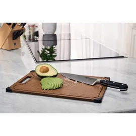 Zwilling Schneidebrett-Set Holzfaser 1-tlg. 42 x 30 x 0,8 cm Schwarz/Braun