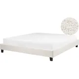 Beliani Roanne 180 x 200 cm Hellbeige