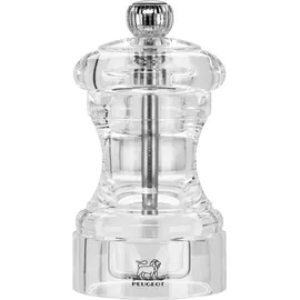 Peugeot Bistro Salz-/ Pfeffermühle 10 cm Silber/Transparent