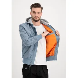 Alpha Industries Ma-1 TT Hood Light grau/blau XL