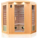Infrarotkabine Infrarotsauna Wärmekabine Sauna Kabine 4 Personen Keramikstrahler