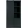 Woood Vitrine 230 x 122 x 37 cm Schwarz