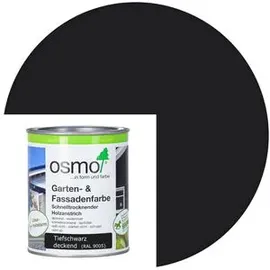 OSMO Garten- & Fassadenfarbe 7505 Tiefschwarz 0,75 l