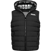Lonsdale Weste Hodded schwarz L
