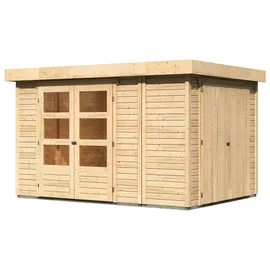 Karibu Retola 4 3,19 x 2,46 m inkl. Anbauschrank