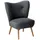 58 aufm Kessel Cocktailsessel Kayra Samtvelours 58 x 71 x 70 cm Grau mit Relax-Funktion