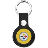 NFL PITTSBURGH STEELERS Schlüsselanhänger Apple Air Tag-Halter für Hunde & Katzen, Hülle für Apple Airtag Tracker, GPS-Hunde-Tracking-Gerät, Anhängerhalter