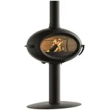 Invicta - Schwarzer 7kw holzofen aus gusseisen p648114