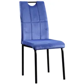 Hti-Living Esszimmerstuhl Denton Velvet Blau