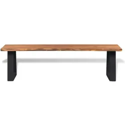 vidaXL Sitzbank Akazienholz Massiv 145 cm