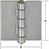 Vormann Stahlfenst.Scharn .95X65 Eis.ung.