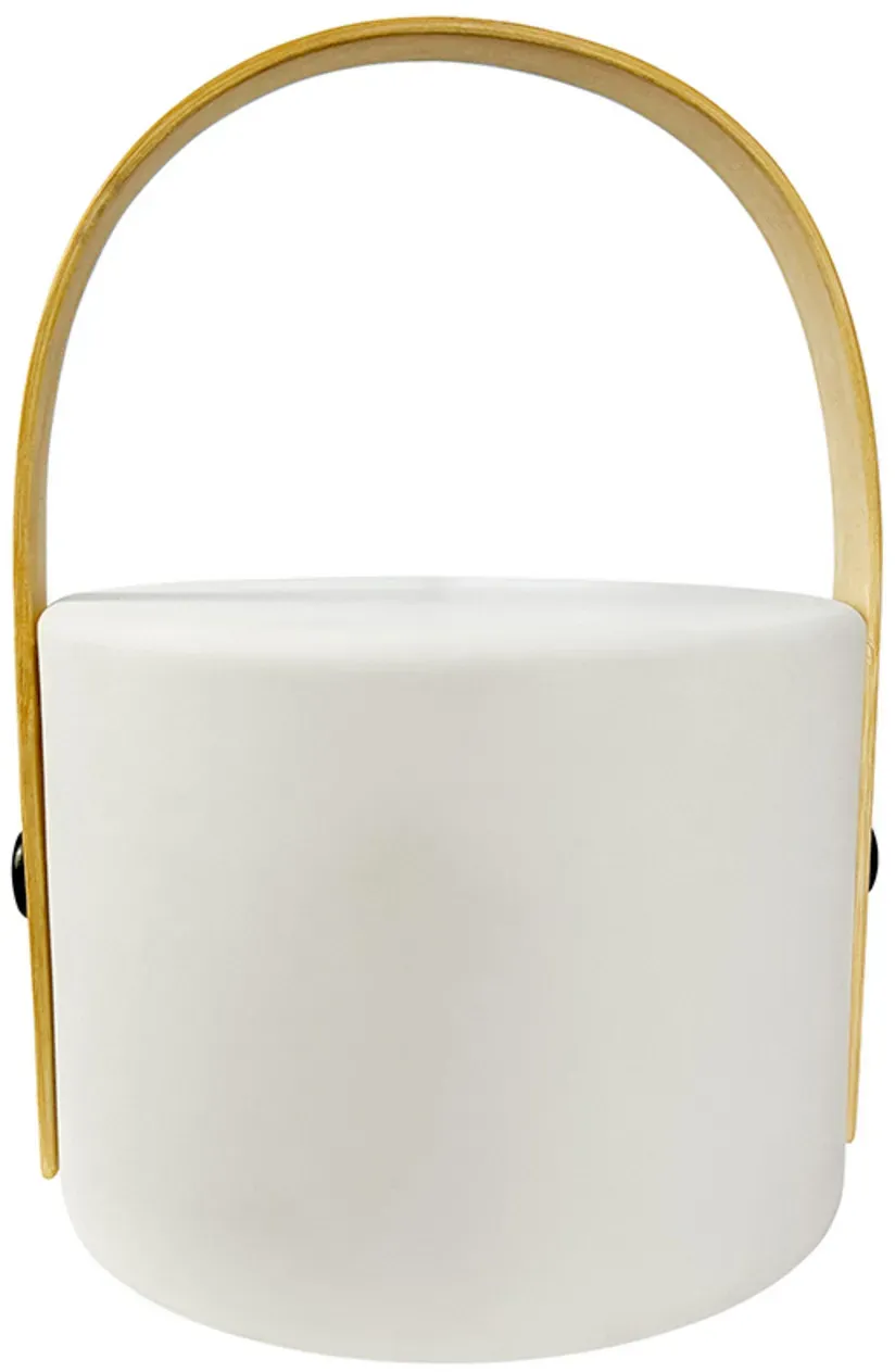 Carry Solarzelle Tischleuchte Weiß/Natur - 20.5