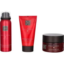 RITUALS The Ritual of Ayurveda Geschenkset Trial Set Body Scrub 125 g + Body Cream 70 ml + Duschschaum 50 ml