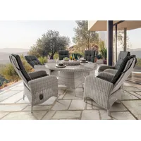 Destiny PALMA LUNA 6 HL+ Tisch Ø 150x75cm vintage weiß