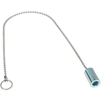 Tecuro Ventilstopfen Kugelkette 40 cm x Ø 3,6 mm,