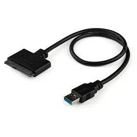 Startech StarTech.com USB 3.0 2.5" SATA III Adapter Kabel - USB 3.0 zu SATA SSD/HDD Konverter für Datenübertragung (USB3S2SAT3CB)