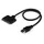 Startech StarTech.com USB 3.0 2.5" SATA III Adapter Kabel - USB 3.0 zu SATA SSD/HDD Konverter für Datenübertragung (USB3S2SAT3CB)