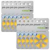 kQ 60x Varta Power One Hörgerätebatterie Zink - Luft Typ 10 1.45V Blister