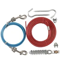 Kerbl Pet Set Gartenleine, Laufleine 15m + Führleine 3m + Zugentlastung