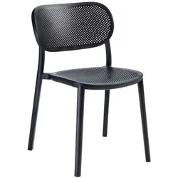 Outdoor Stapelstuhl Nuta - robust schwarz