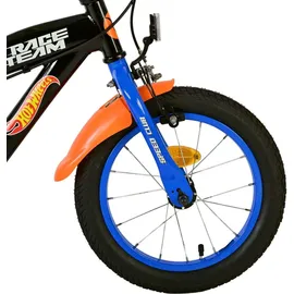 Volare Kinderfahrrad Hot Wheels für Jungen Fahrrad 14 Zoll Kinderrad Schwarz