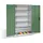 C+P CP-Möbel Aktenschrank 120 x 60 x 195 cm grau / grün