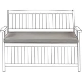 Beliani Bankauflage 108 x 45 x 5 cm grau 1 St.