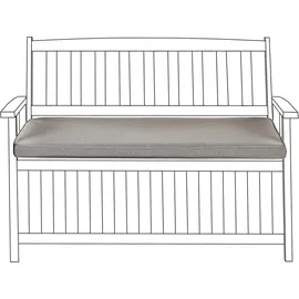 Beliani Bankauflage 108 x 45 x 5 cm grau 1 St.