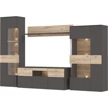 Forte Wohnwand COMO - grau